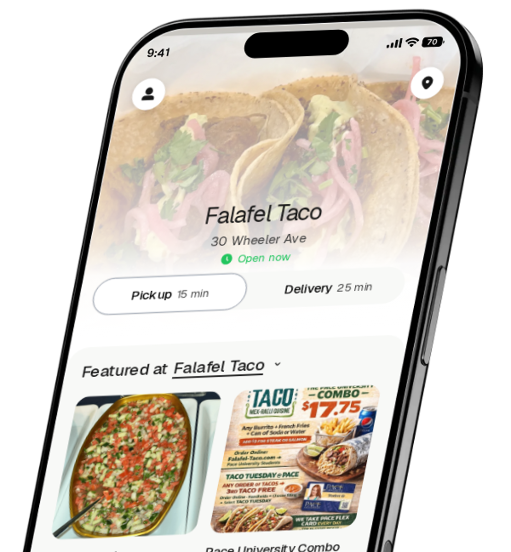 Falafel Taco app preview